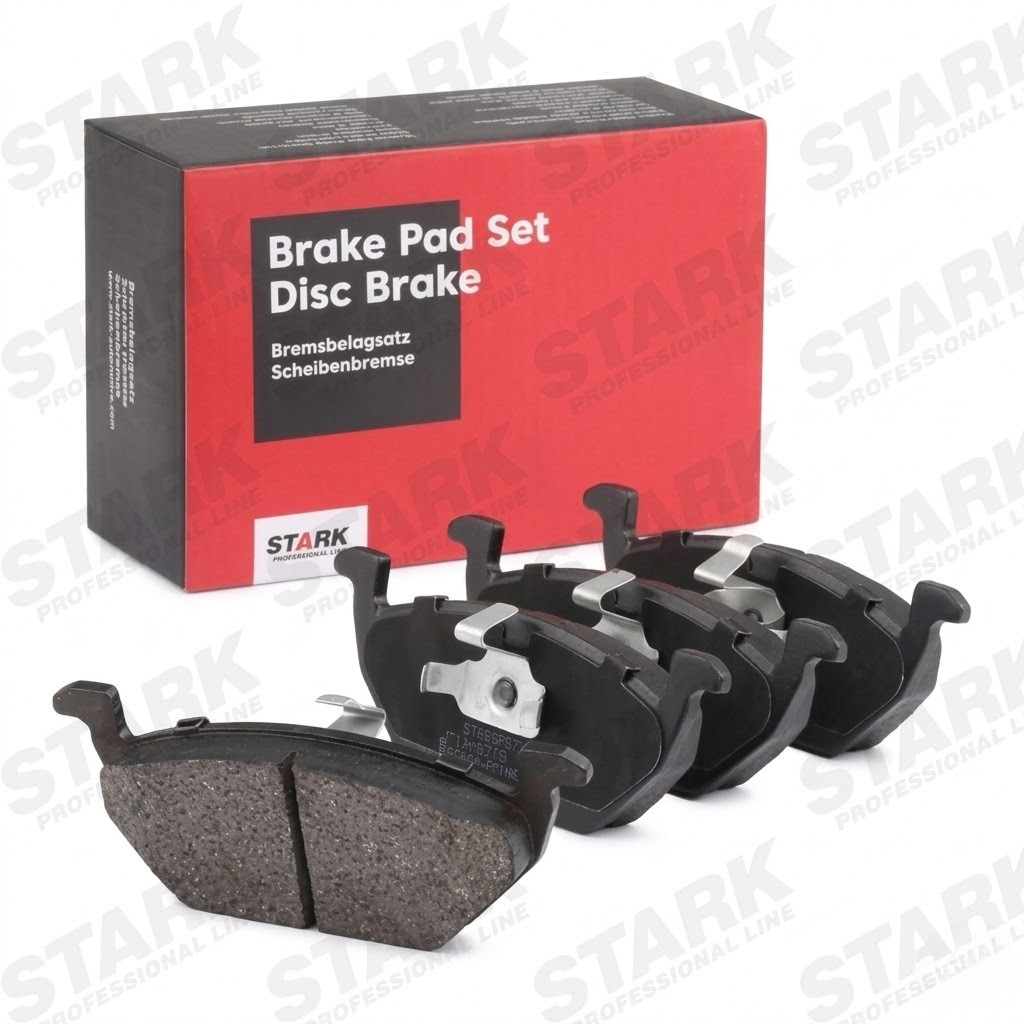 STARK Brake Pad Set SKAD-1018 – Front/Rear Disc Brake Pads Replacement Kit