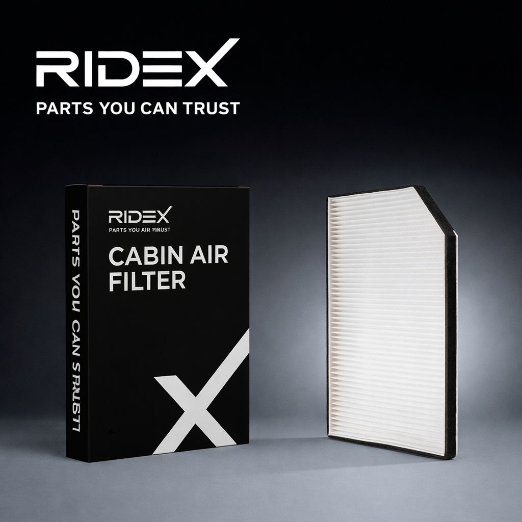 RIDEX 424I0083 Cabin Air Filter – High Efficiency Pollen Filter for Clean Interior Air